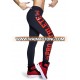 Fashion design women print compression running tights women leggings